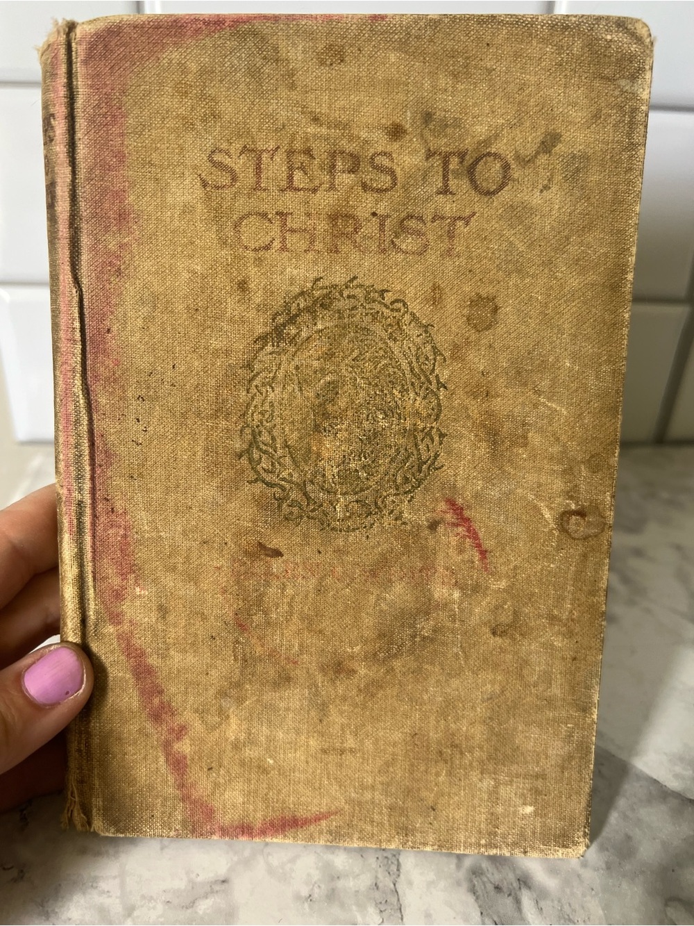 Steps to Christ Vintage Clothbound Book - Beige Cover